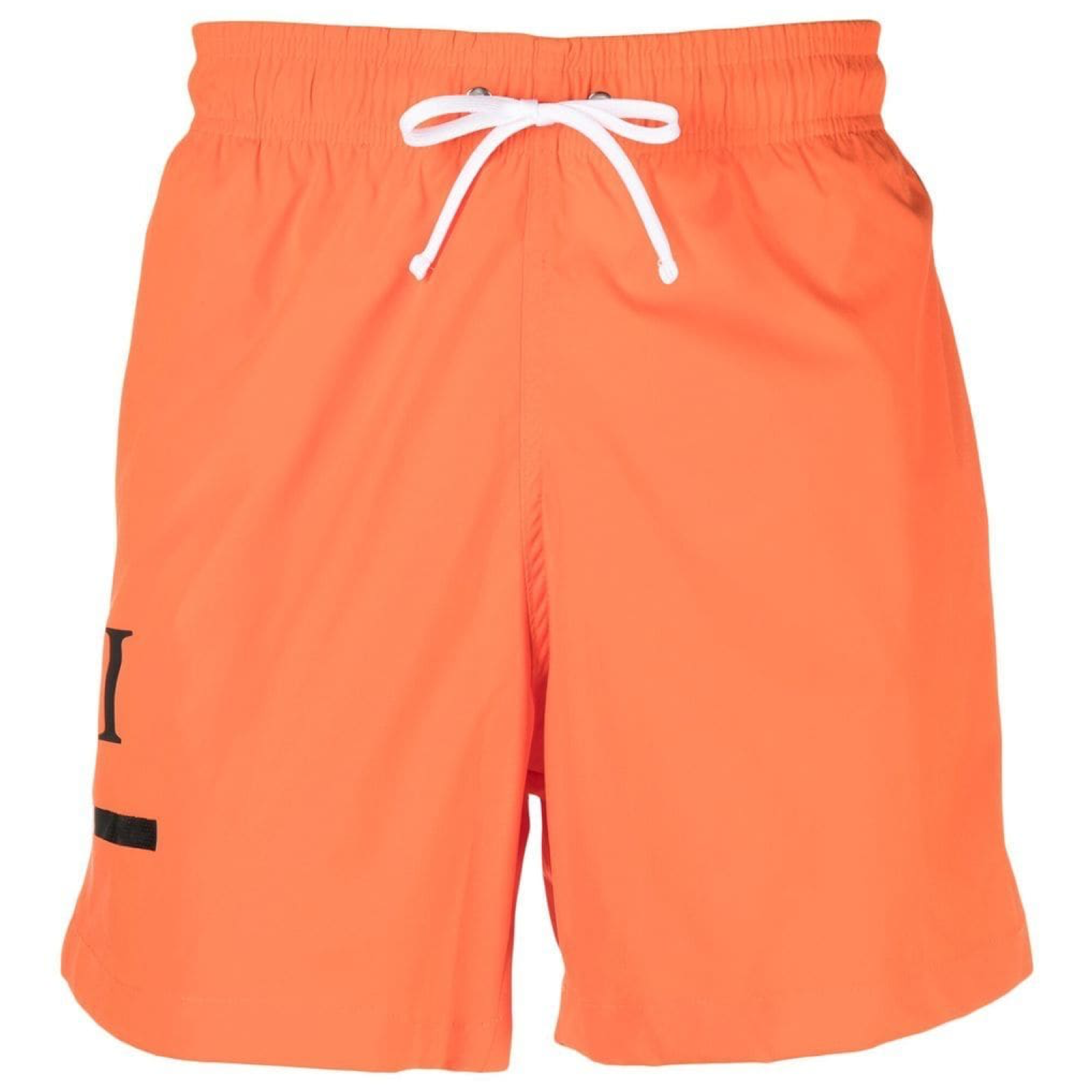 Amiri Orange Logo Swim Shorts for Men - Stylish Beach & Pool Swimwear for Summer Vacations