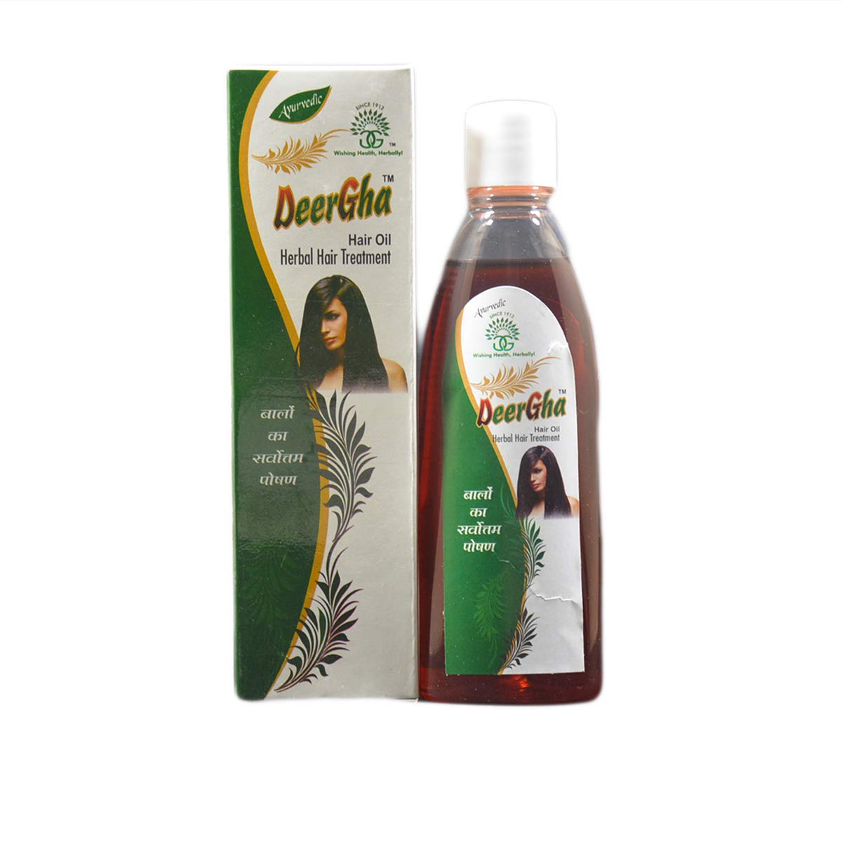 DeerGha Ayurvedic Hair Oil for Hair Growth & Scalp Care - Natural Herbal Treatment for Thicker, Stronger Hair - Perfect for Daily Use & Hair Repair