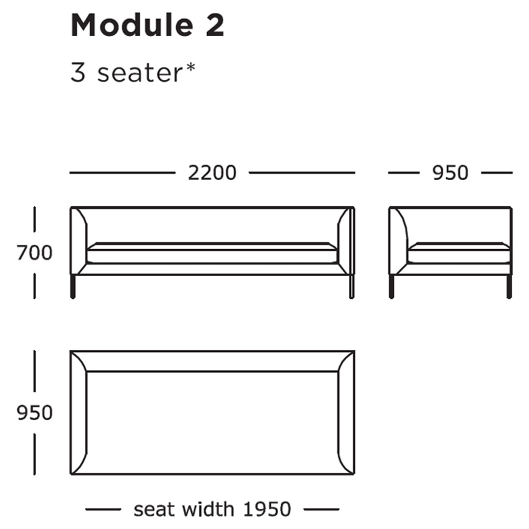 Modular Sofa Set - 8-Piece Customizable Sectional Couch for Living Room, Lounge & Office - Blade Sofa with Interchangeable Modules for Modern Home Decor
