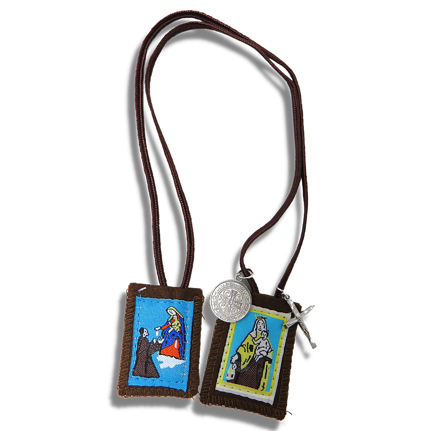 Needzo My First Scapular Pack - Catholic Confirmation & First Holy Communion Gifts for Girls & Boys - Kids & Teens Religious Scapulars - Perfect for Baptism, Church Events & Daily Devotion