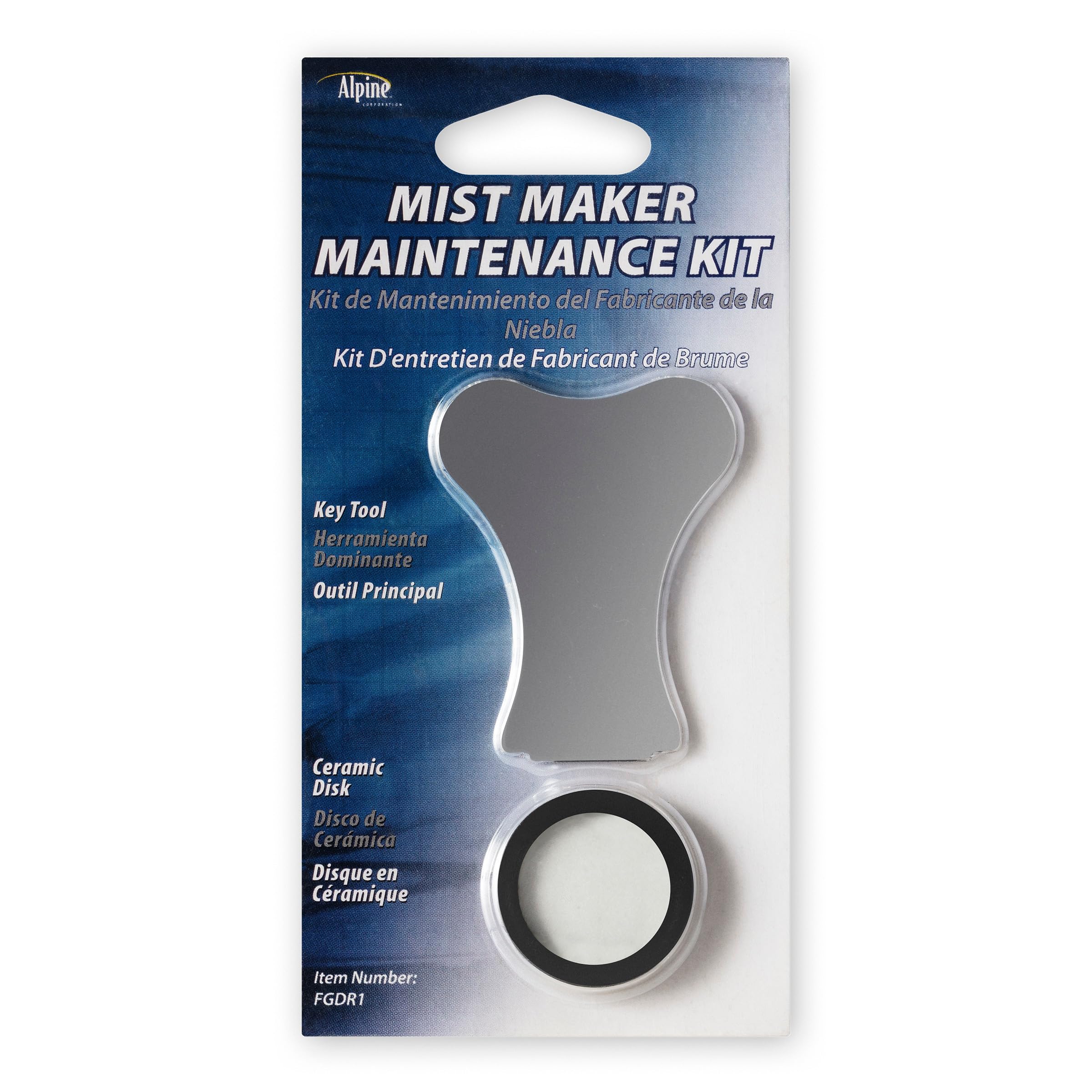 Alpine Corporation 20mm Fogger Mist Maker Disk Replacement Kit - Compatible with FG202LR & FG203LR Fog Machines - Perfect for Indoor Water Fountains, Ponds, and Decorative Displays
