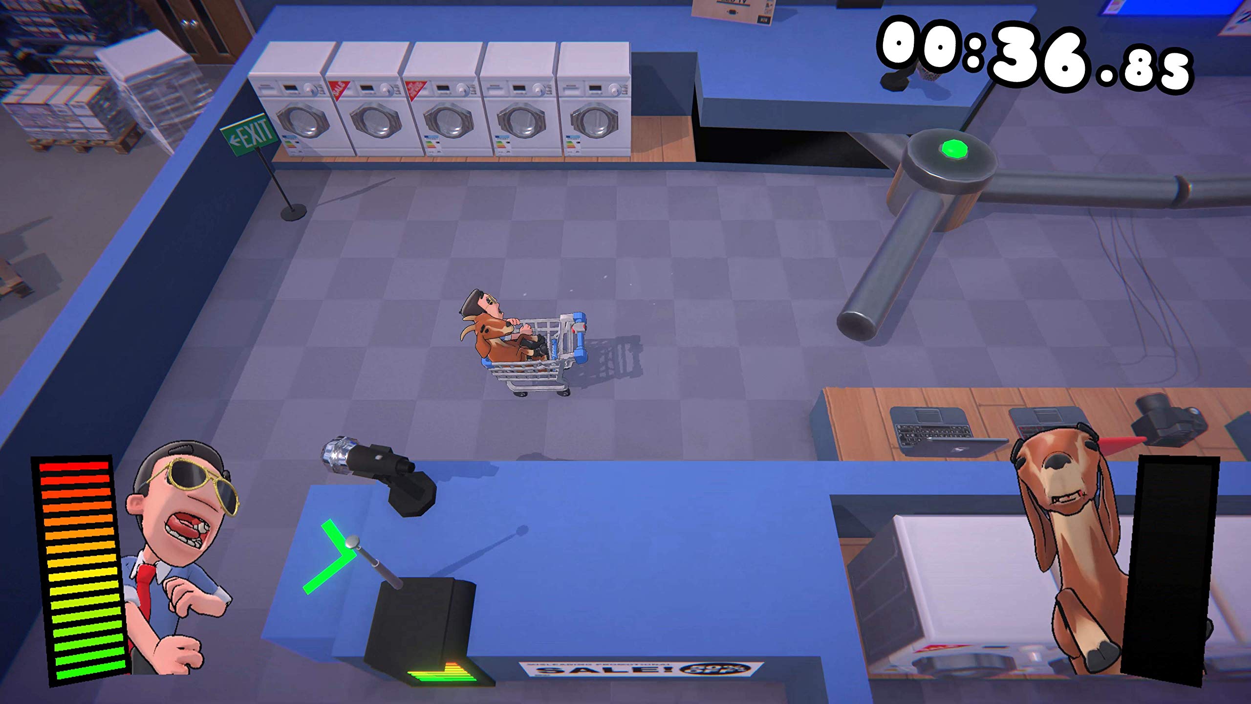 Supermarket Shriek - Fun Party Game for PS4 | Hilarious Multiplayer Screaming Adventure - Perfect for Family Game Nights & Social Gatherings