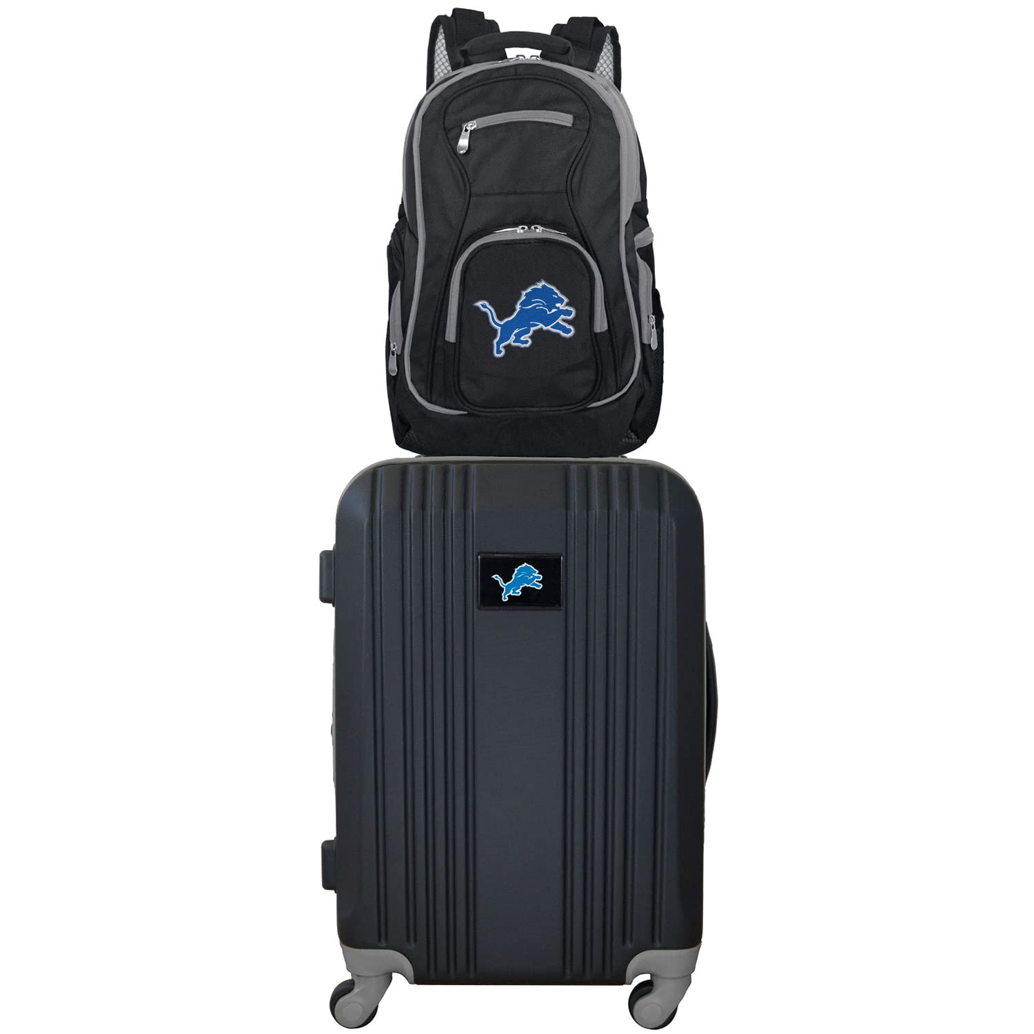 NFL 2-Piece Luggage Set - Durable Travel Suitcase with Wheels for Men & Women - Perfect for Football Fans, Business Trips & Vacations