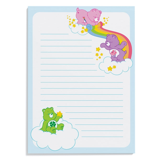 Care Bears Reach For the Stars Notepad - Cute Sticky Notes for Kids, School Supplies, Office Stationery - Perfect for Homework, Reminders & Gift Giving