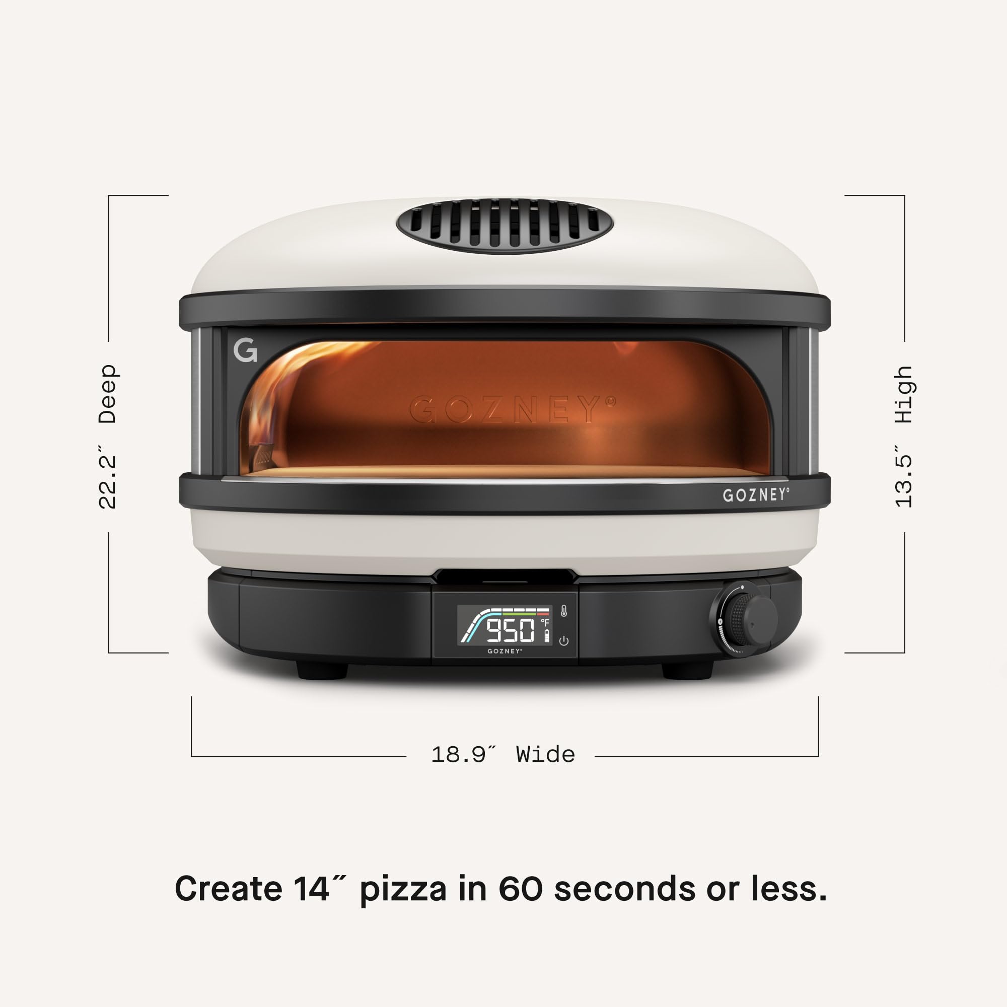 Gozney Arc Gas Fired Outdoor Pizza Oven - 14 Inch Professional Pizza Maker for Backyard, Patio & Camping - Perfect for Home Chefs & Outdoor Cooking Enthusiasts