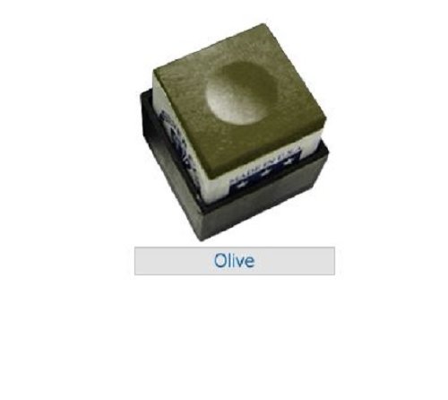 Premium Silver Cup Set of 6 - Professional Olive Billiard Pool Cue Chalk for Smooth Shots - Perfect for Pool Halls, Home Game Rooms & Tournament Play