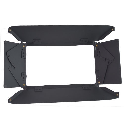 312D Daylight LED Video Light - Dimmable, LCD Screen, Barn Doors for Photography & Filming