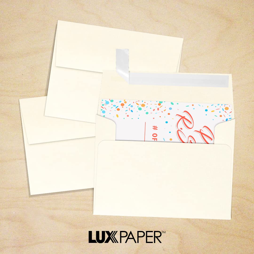 Premium A2 Invitation Envelopes with Peel & Press Seal - 4 3/8