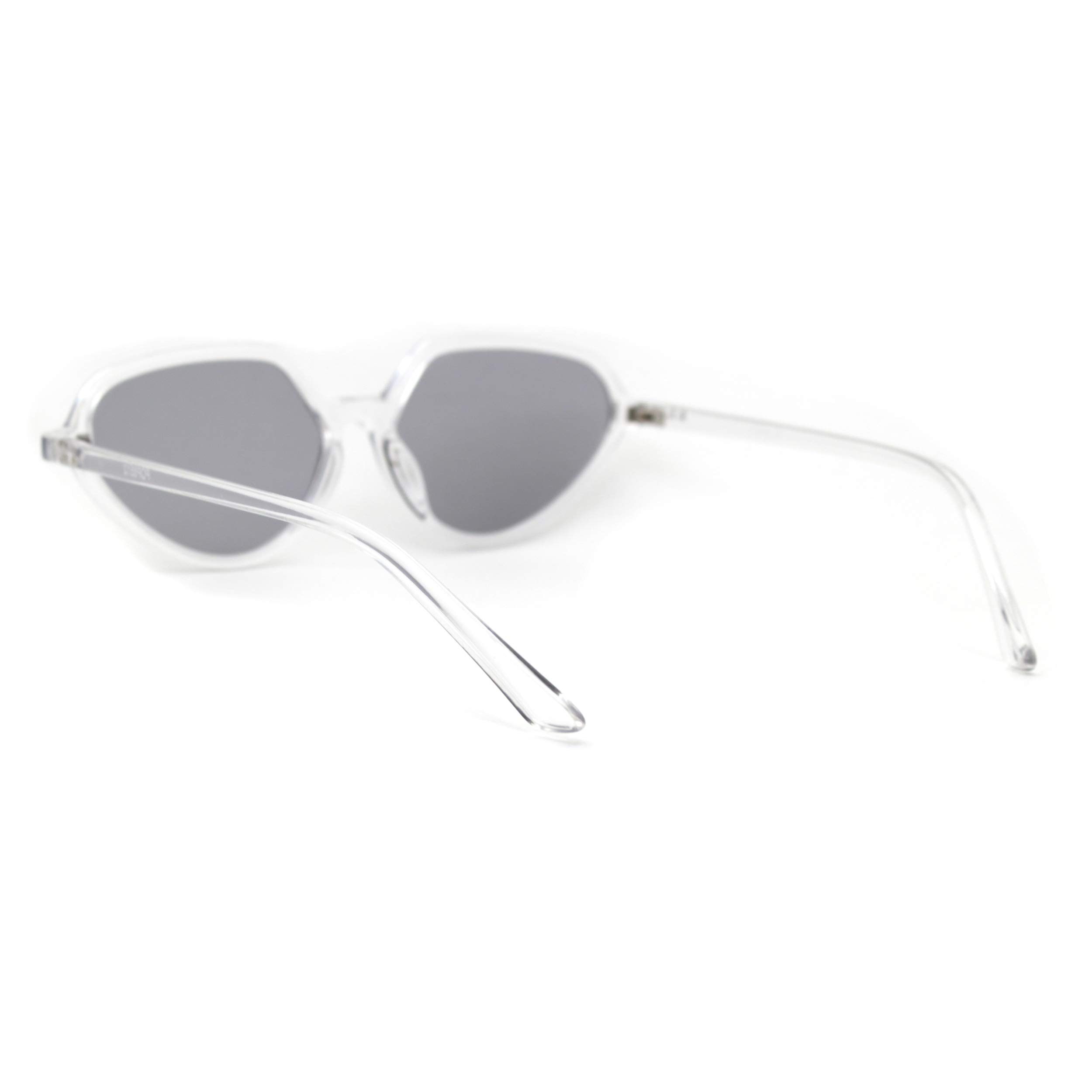 SA106 Women's Retro Pop Color Thin Plastic Fashion Sunglasses - Trendy UV Protection Shades for Beach, Driving & Outdoor Activities