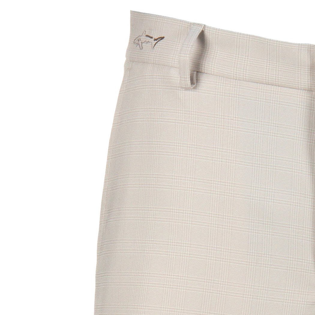 Greg Norman Men's Glen Plaid Dress Pants - Classic Fit Golf & Business Casual Trousers for Work, Office & Outdoor Activities