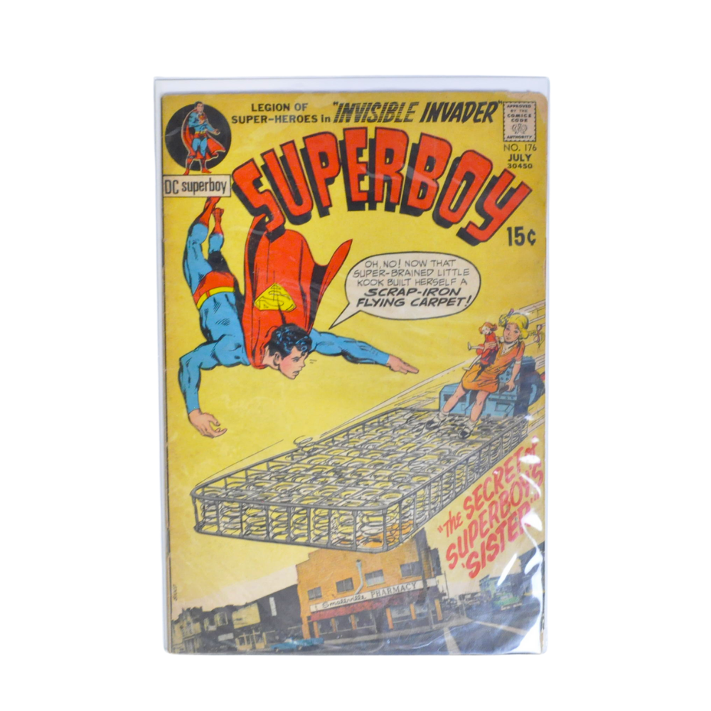 Superboy #176 (1971) DC Comics Vintage Collectible - Rare First Appearance Comic Book for Collectors & DC Fans - Perfect for Display, Investment & Nostalgia