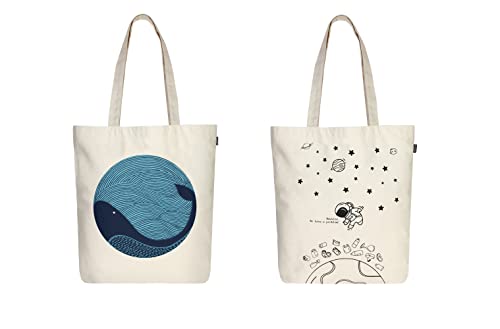 Whale doodle & Houston (Natural)