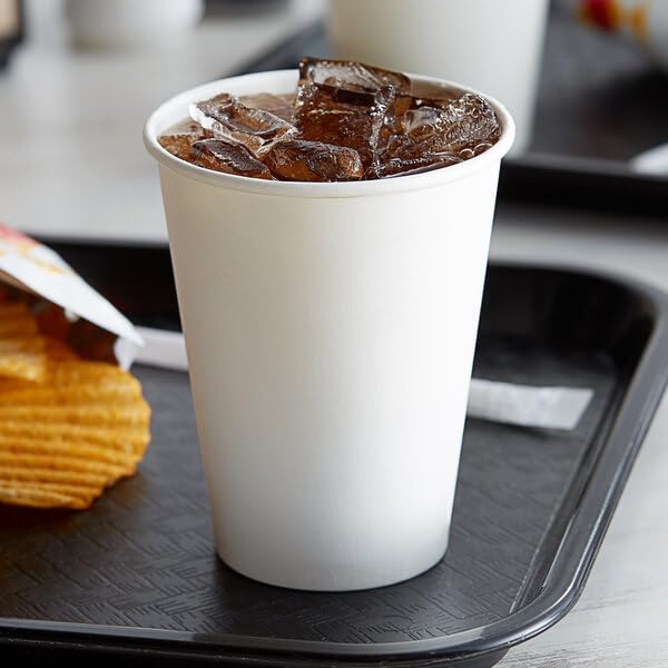 32 oz Disposable Paper Cold Cups for Juice, Soda & Smoothies | 500 Count Bulk Food-Grade White Cups | Made in USA, BPA-Free & Recyclable | Perfect for Restaurants, Cafes, Parties & Outdoor Events
