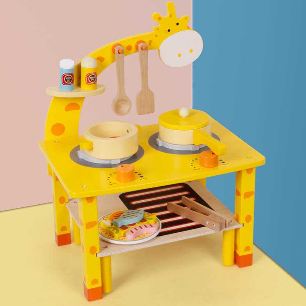 HEALLILY 1 Set Kids Pretend Play BBQ Cooking Toy - Early Educational Cognitive Learning Toy for Toddlers & Children - Perfect for Role Play, House Play, and Developmental Fun