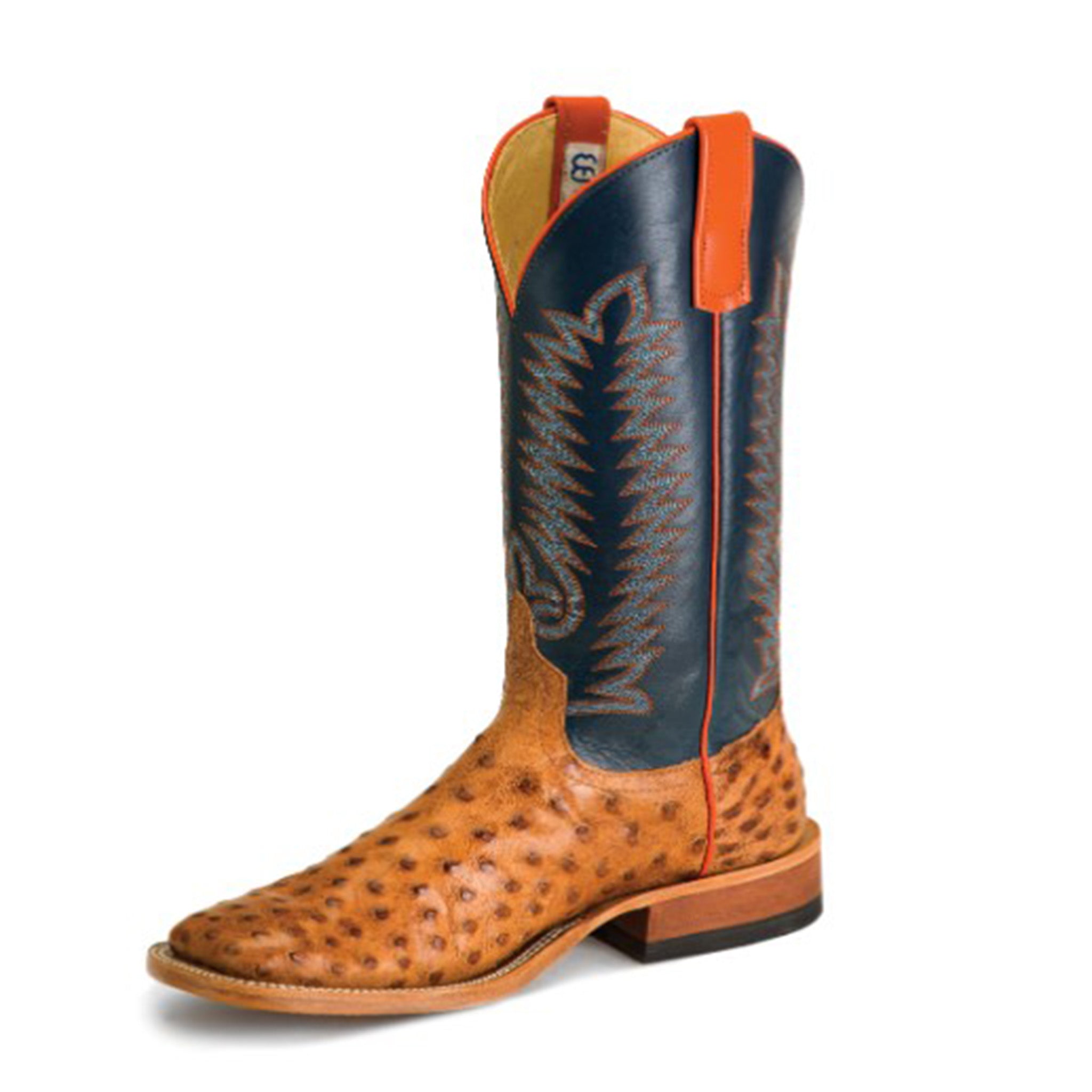 Anderson Bean Full Quill Ostrich Boots - Premium Western Cowboy Boots for Men | Comfortable & Durable Leather Boots for Riding, Work & Casual Wear