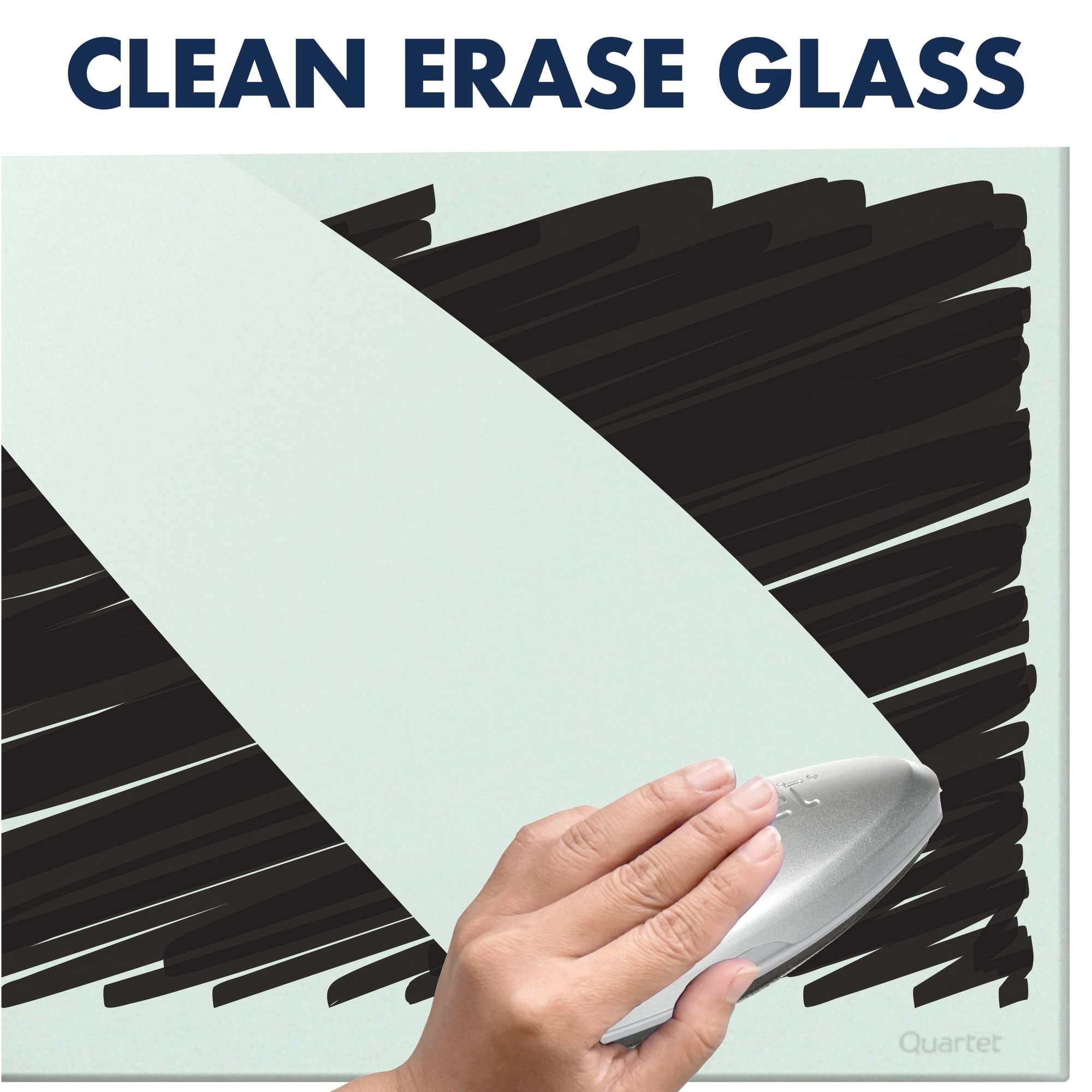Quartet Magnetic Glass Whiteboard 50