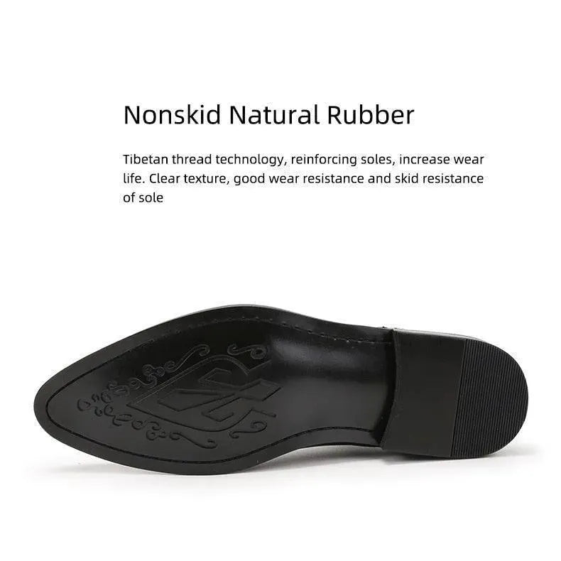 Premium Men's Dress Shoes - Michelangelo Oxford Shoes for Business, Formal Events & Weddings - Comfortable & Stylish Leather Business Attire