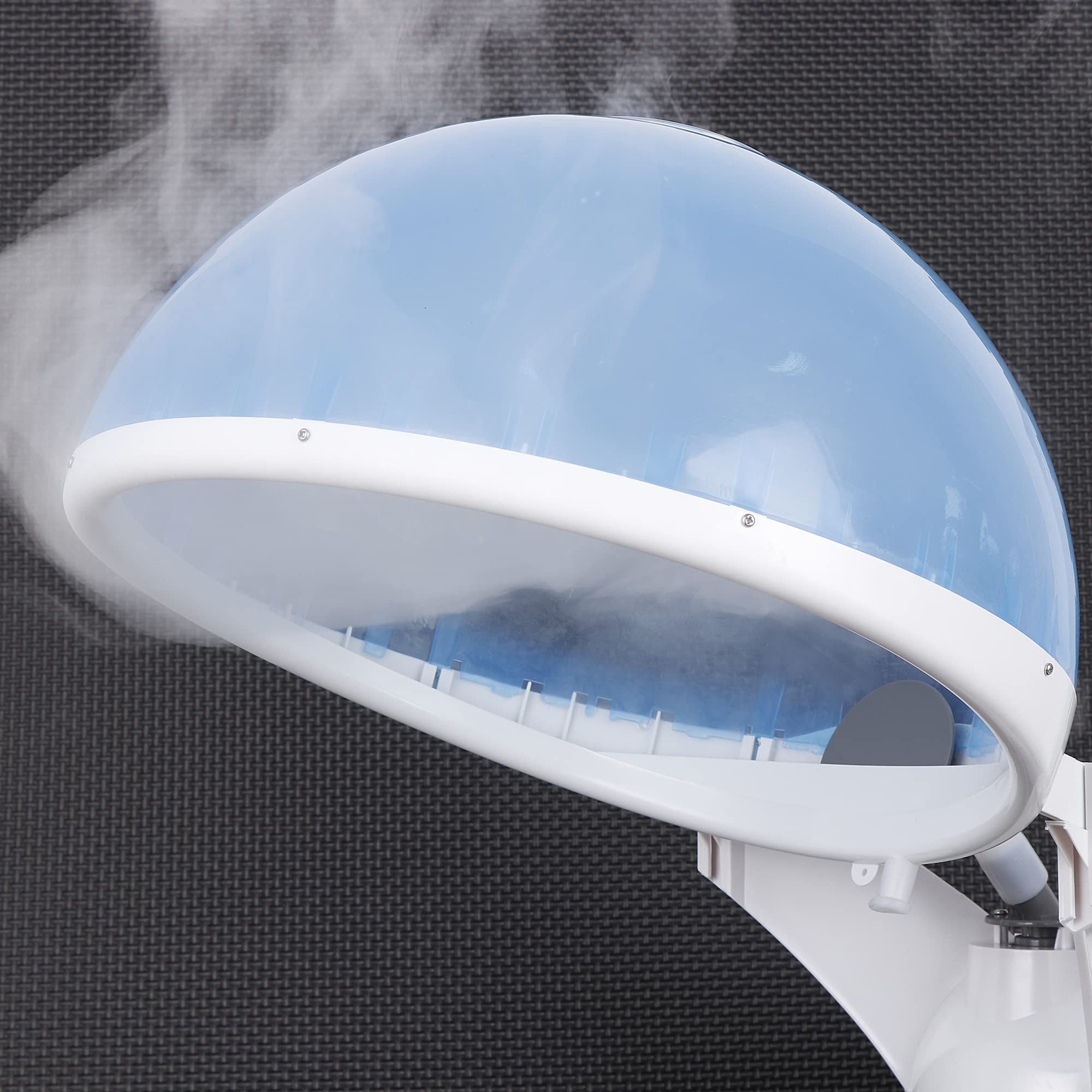 3 in 1 Facial Steamer & Hair Steamer with Humidifier - Hot Mist Moisturizing Hydration System for Skin & Hair Care - Portable Home Spa Atomizer for Salon & Personal Use - Perfect for Dry Skin Relief & Deep Conditioning Treatments