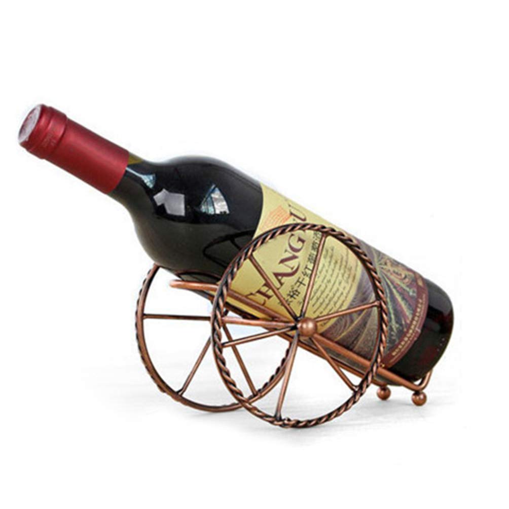 Handmade Metal Wine Rack for Kitchen, Bar & Dining Table - Elegant Wine Bottle Holder for Home Decor, Wedding Banquet Display & Party Serving - Perfect for Wine Storage, Gift Giving & Entertaining Guests