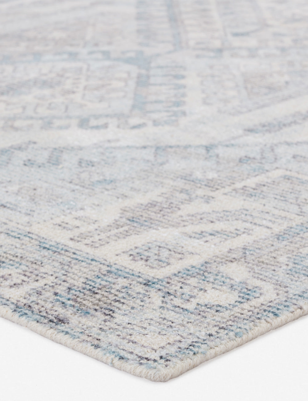 Geraldine Handwoven Rug - Bohemian Style Area Rug for Living Room, Bedroom, Dining Room - Soft & Durable Natural Fiber Floor Decor