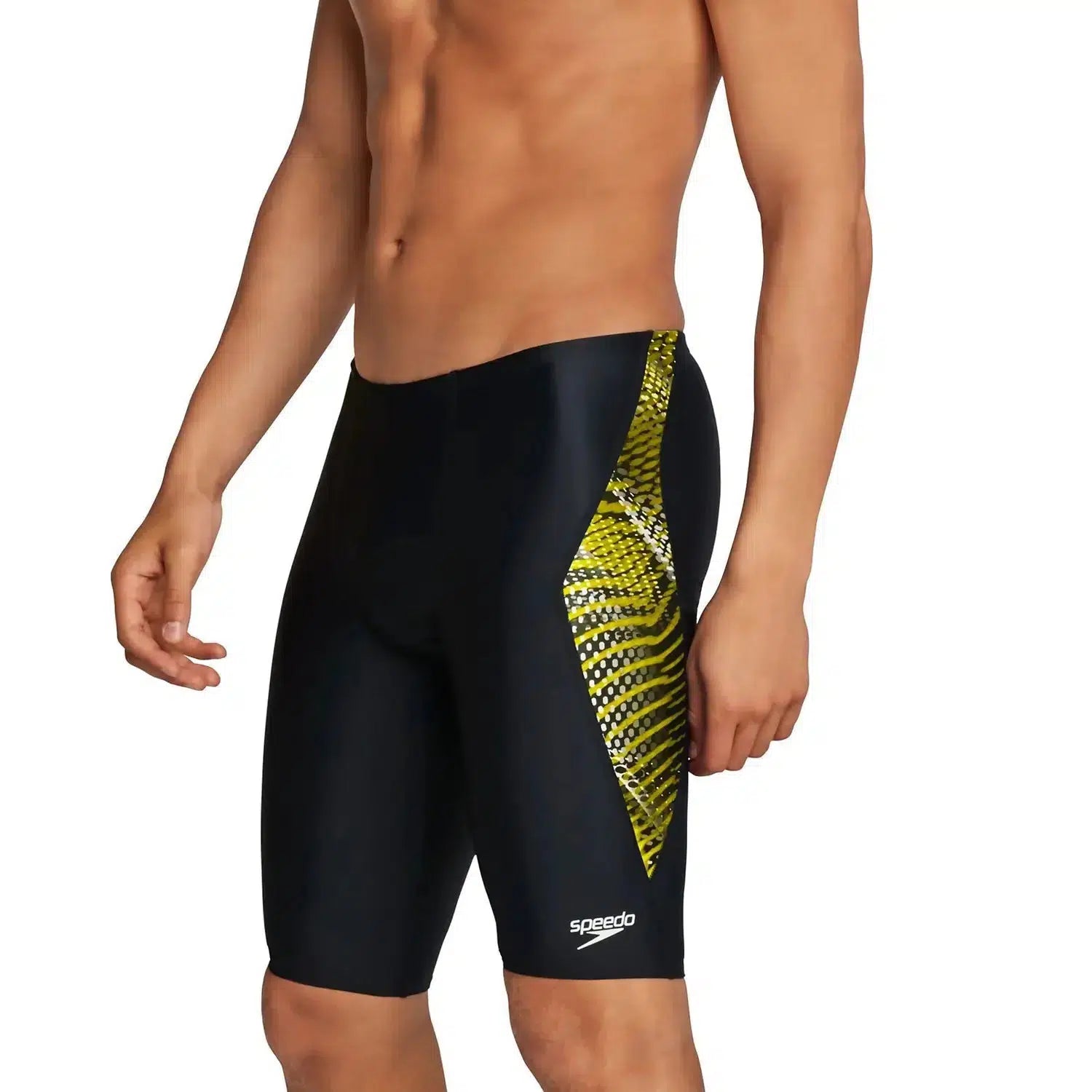 Speedo Coded Riff Jammer - High Performance Swim Trunks for Competitive Swimming & Training - Perfect for Lap Swimming, Water Polo & Beach Activities