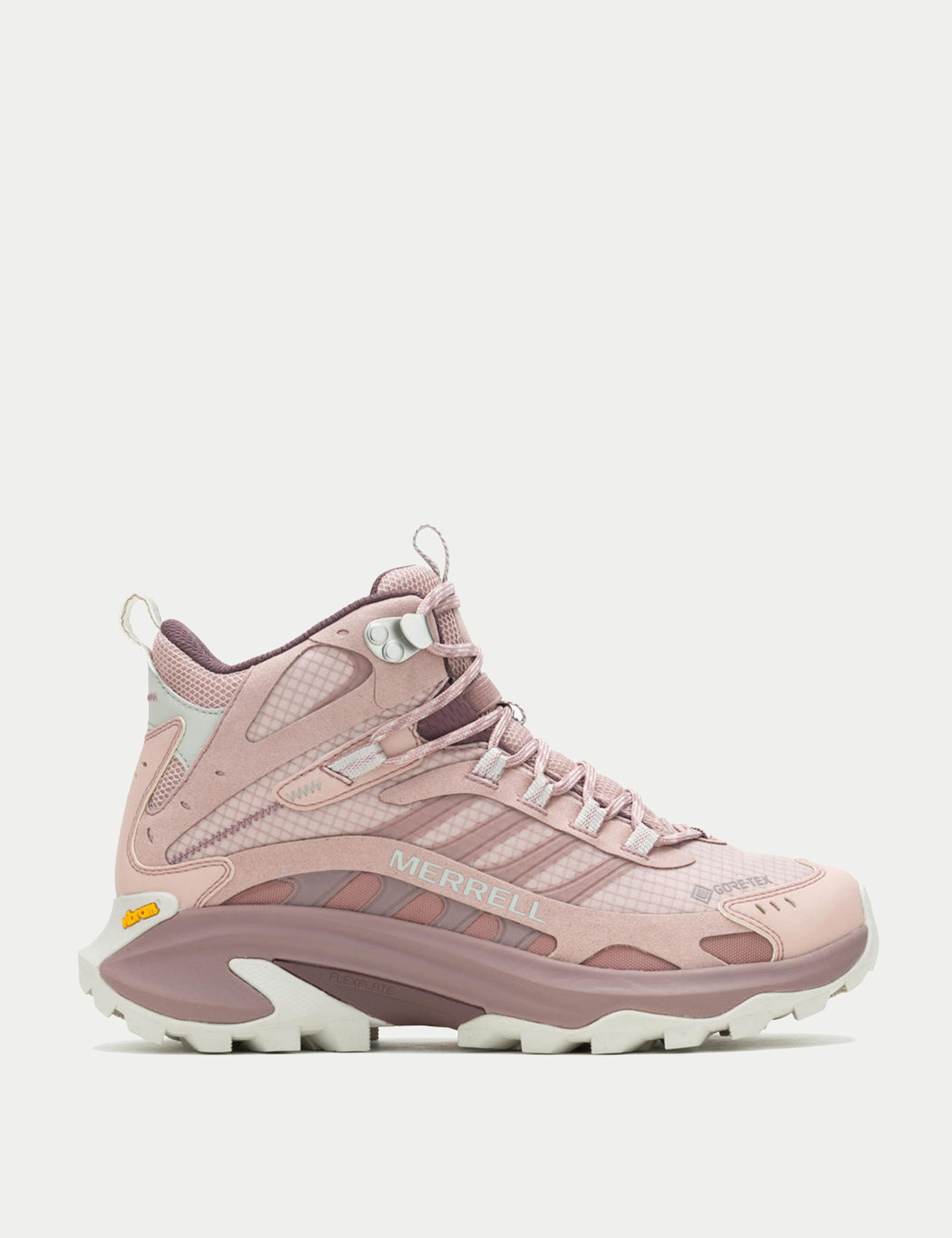 Moab 2 Mid Waterproof Hiking Boots for Women - Gore-Tex Comfort & Durability - Adobe Rose Color - Perfect for Outdoor Adventures & Trail Running