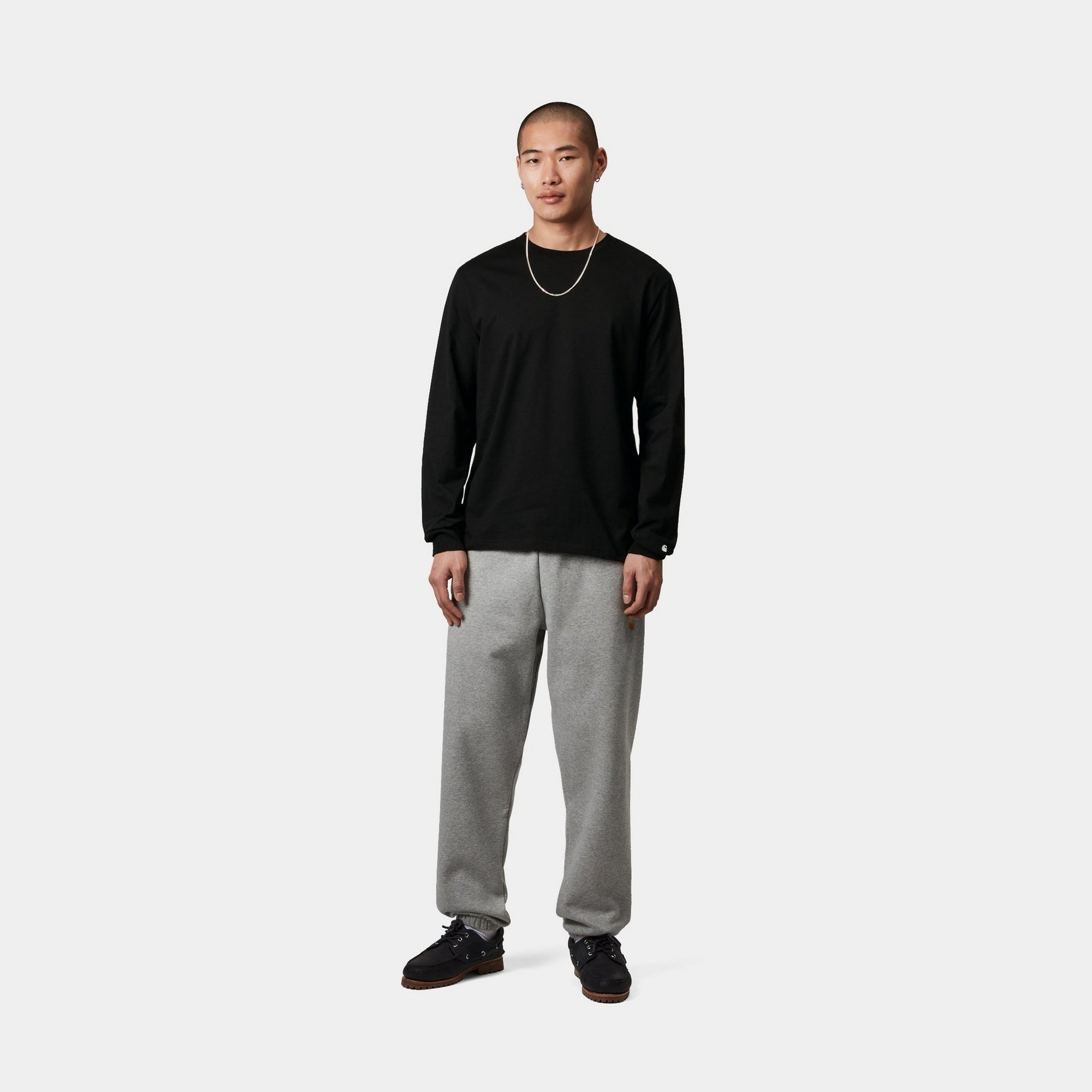 Premium Base Long Sleeve T-Shirt for Men & Women | Soft Cotton Crewneck Shirt in Black | Perfect for Layering, Casual Wear & Everyday Outfits