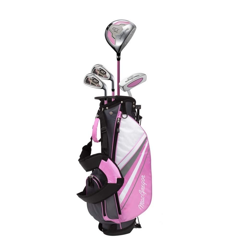 **MacGregor Golf DCT Junior Girl Golf Clubs Set with Bag - Right Hand for Ages 6-8 - Perfect for Beginners & Youth Golf Training**