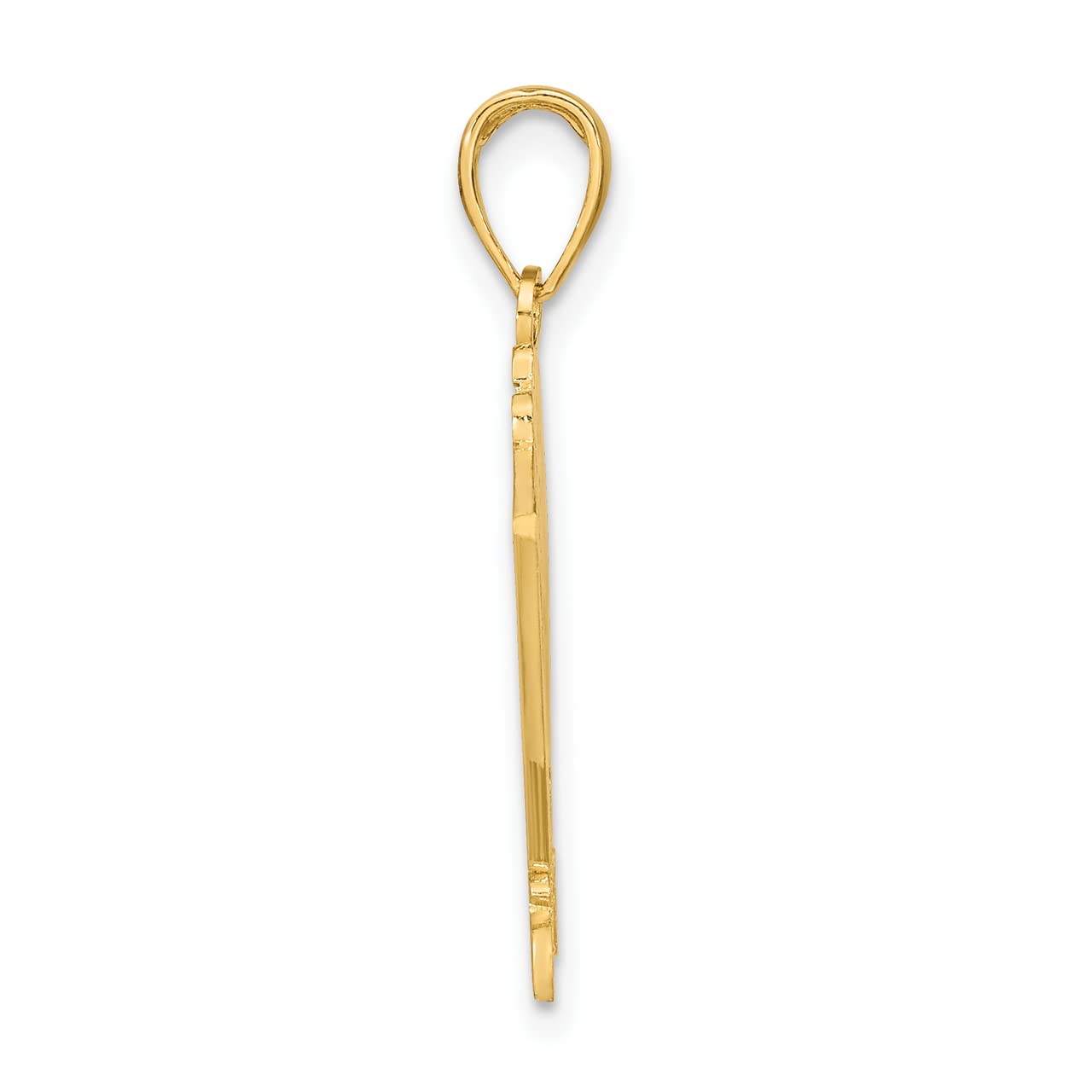 14k Yellow Gold Las Vegas Playing Cards Charm Pendant Necklace for Women - Perfect for Casino Nights, Birthday Gifts & Travel Souvenirs
