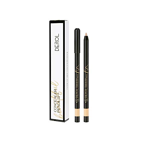 KISSIO Concealer Pencil - Waterproof Long-Lasting Under Eye Concealer for Dark Circles, Acne & Freckles - Brightening Makeup (01#PORCELAIN) - Perfect for Daily Wear, Special Occasions & Photo Shoots