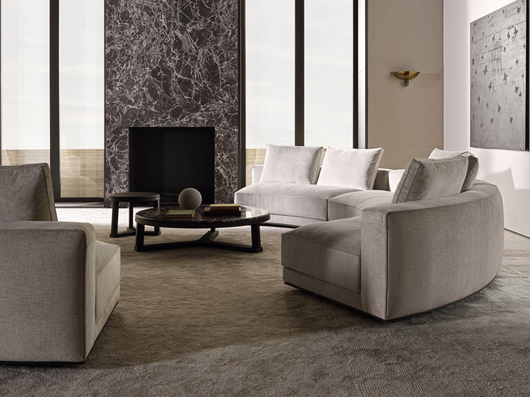 Augusto Modular Sofa - Customizable Sectional Couch for Living Room, Lounge & Office - Modern Comfortable Sofa Set with Removable Covers