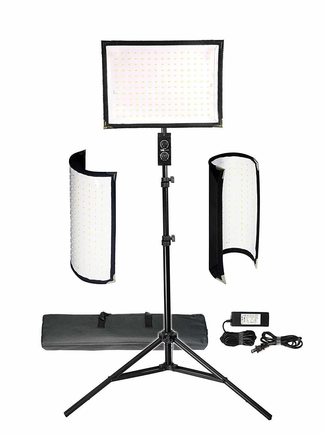 FL-180 Flexible Vari-Color LED Light Panel Kit with Adjustable Stand - Professional Photography Lighting for YouTube Videos, TikTok Content Creation & Home Studio Setup