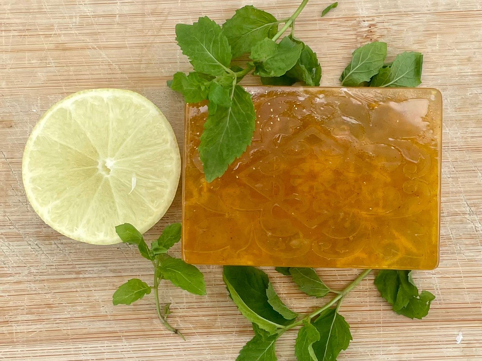 Vibgyor Naturalz Handmade Mojito Soap - Refreshing Citrus & Mint Scent for Spa, Bath & Gift - Vegan, Organic & Cruelty-Free