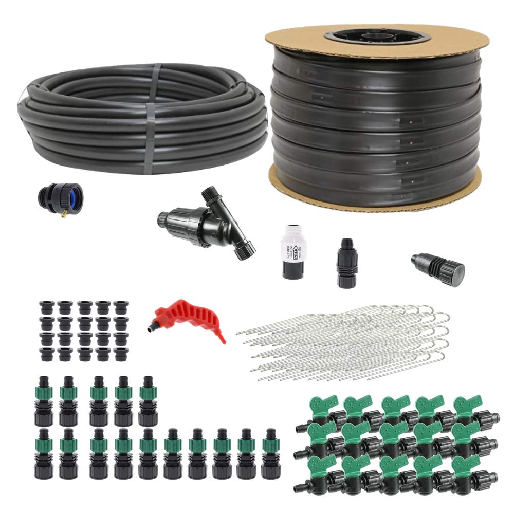 Premium Drip Irrigation Kit for Small Farms - Deluxe Size | Efficient Watering System for Vegetable Gardens, Greenhouses & Backyard Farming