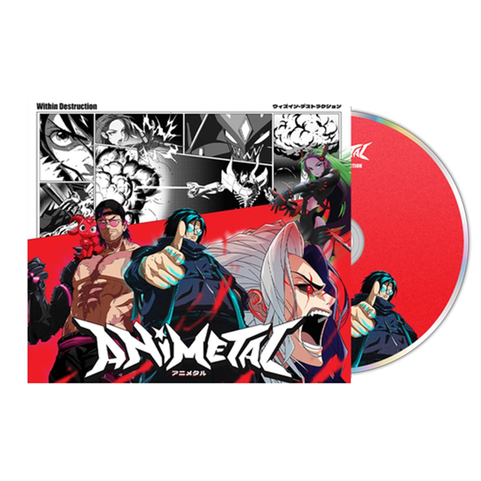 Within Destruction - Animetal CD | Japanese Metal Music Album | Perfect for Collectors & Metal Fans | Great for Home Listening & Gifting