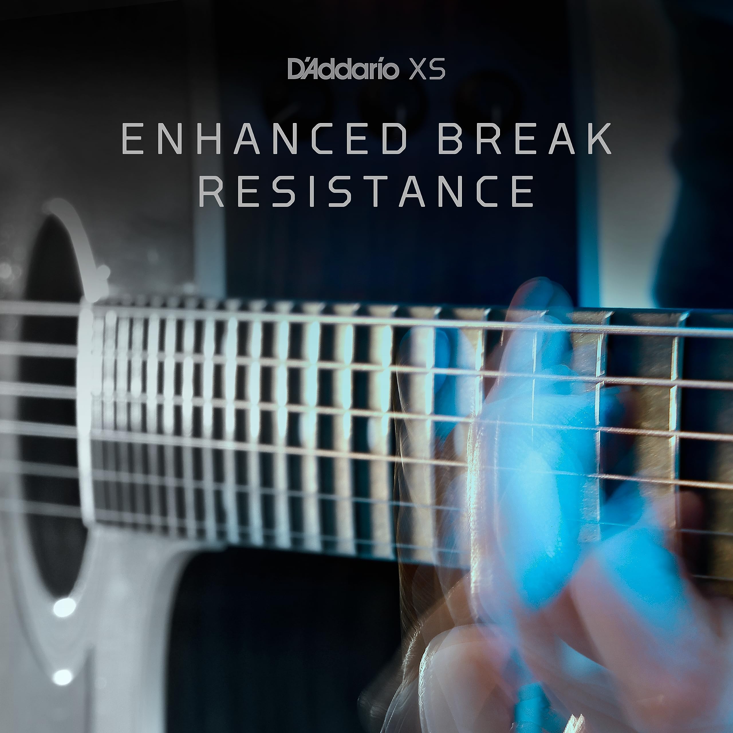D'Addario XS Phosphor Bronze Coated Acoustic Guitar Strings - XSAPB1253 Light 12-53 - Long-Lasting Smooth Feel & Rich Tone for 6-String Guitars | Perfect for Recording, Live Performances & Practice Sessions