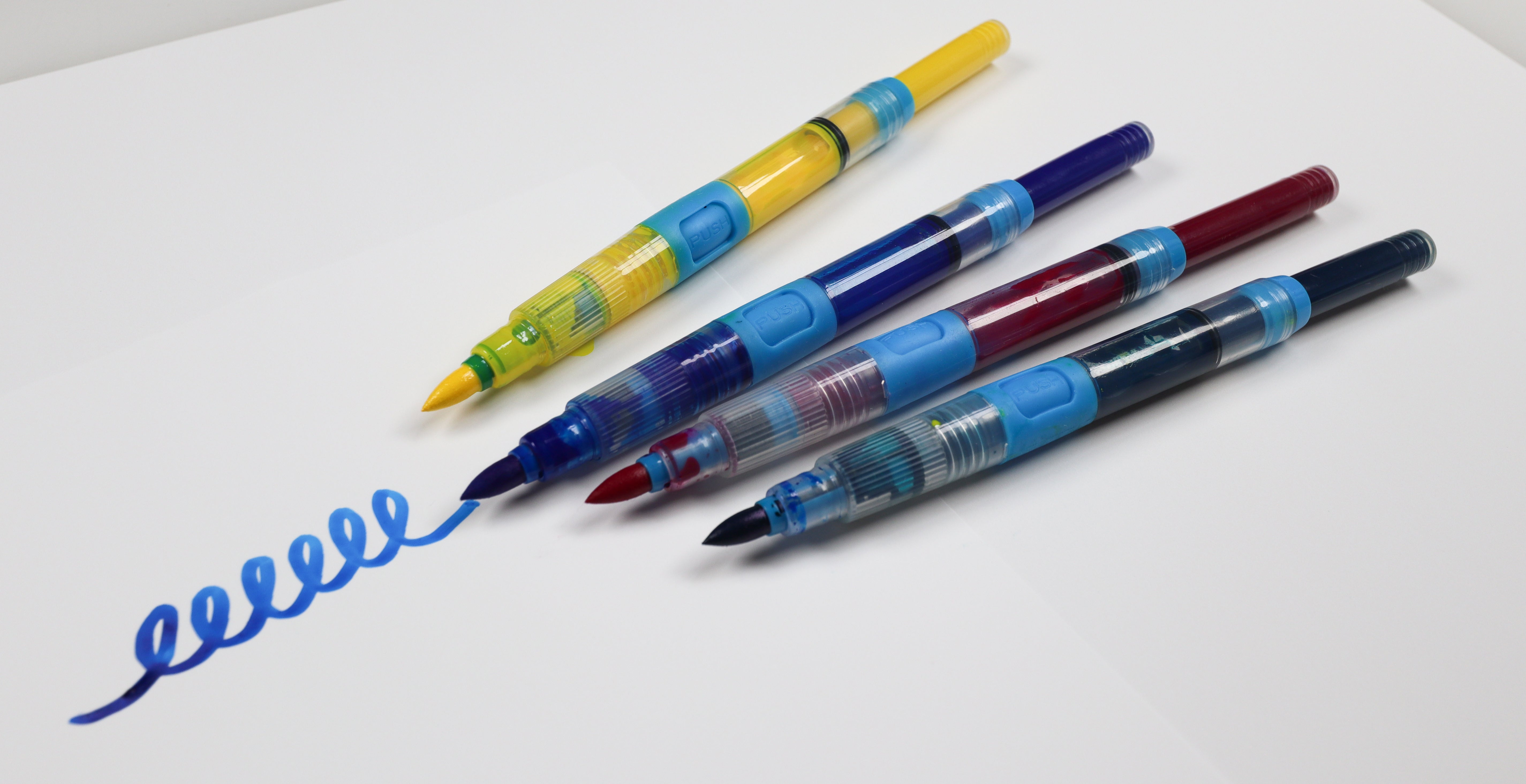 Niji Premier Waterbrush Set (KWBPSET) - Perfect for Watercolor Painting, Calligraphy & Travel Sketching - Ideal for Artists & Beginners