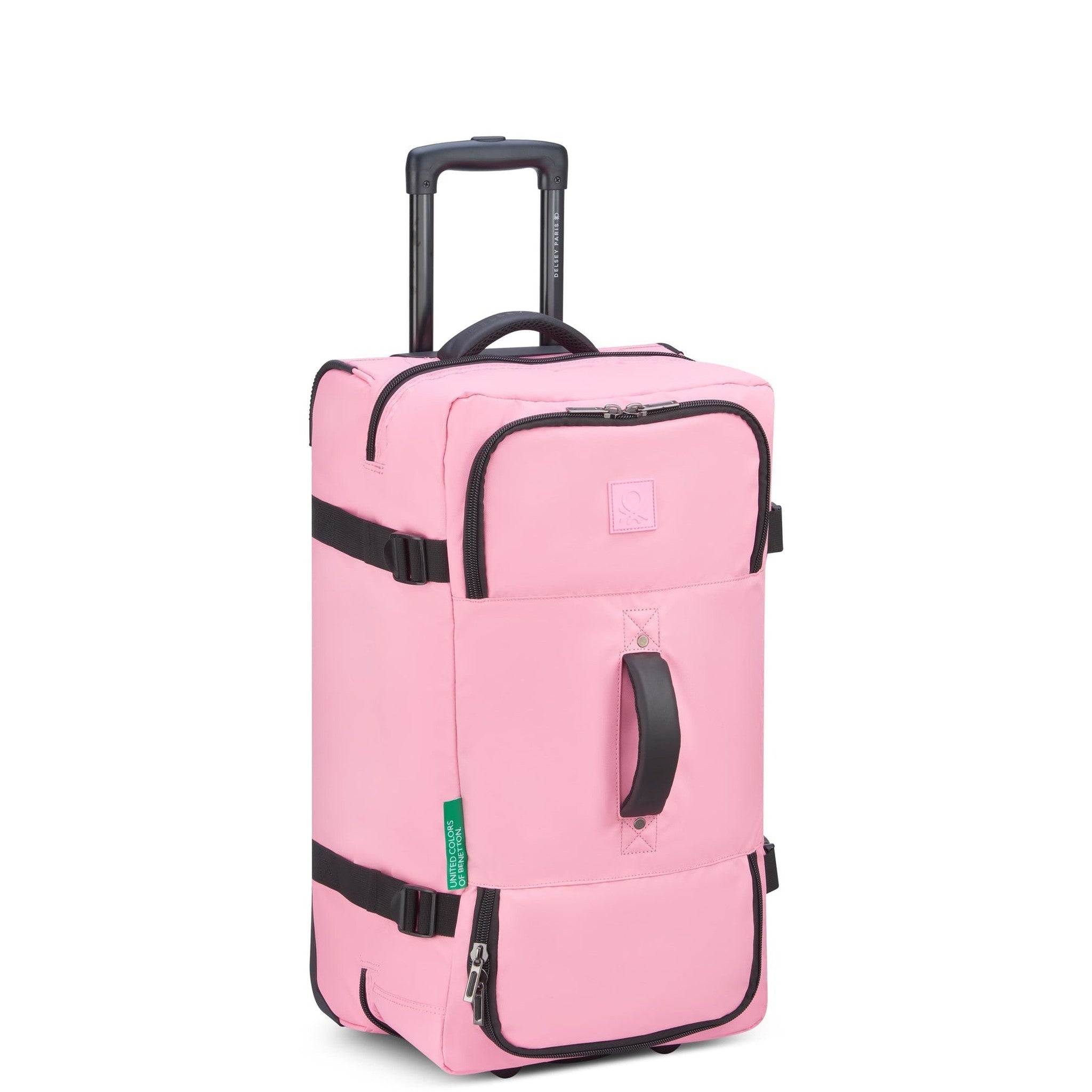 Delsey NOW! 24 Inch 2 Wheel Rolling Duffel Bag - Lightweight Luggage for Travel, Gym & Weekend Getaways | Carry-On Friendly & Durable Spinner Suitcase