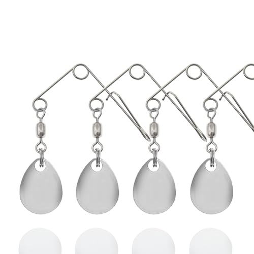 50PcsTeardrop Silver