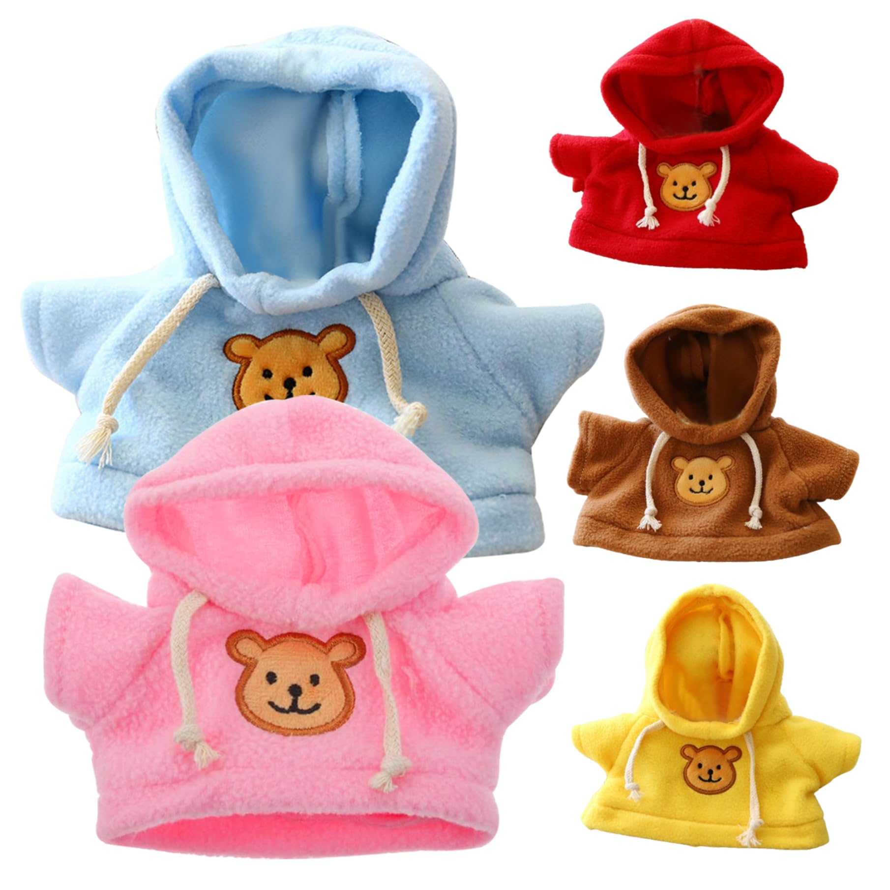 Cute Bear Hoodie Clothes for 6-8