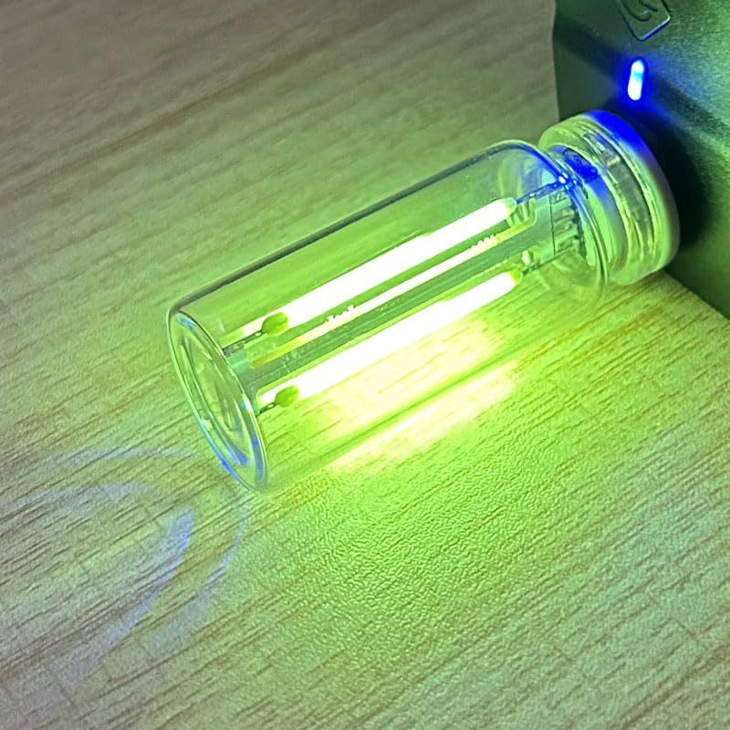 USB LED Car Interior Light - Mini USB Atmosphere Lighting for Cars, Bedrooms & Hallways - Retro Automotive Night Lamp (Clear-Green) - Perfect for Mood Lighting & Nighttime Visibility