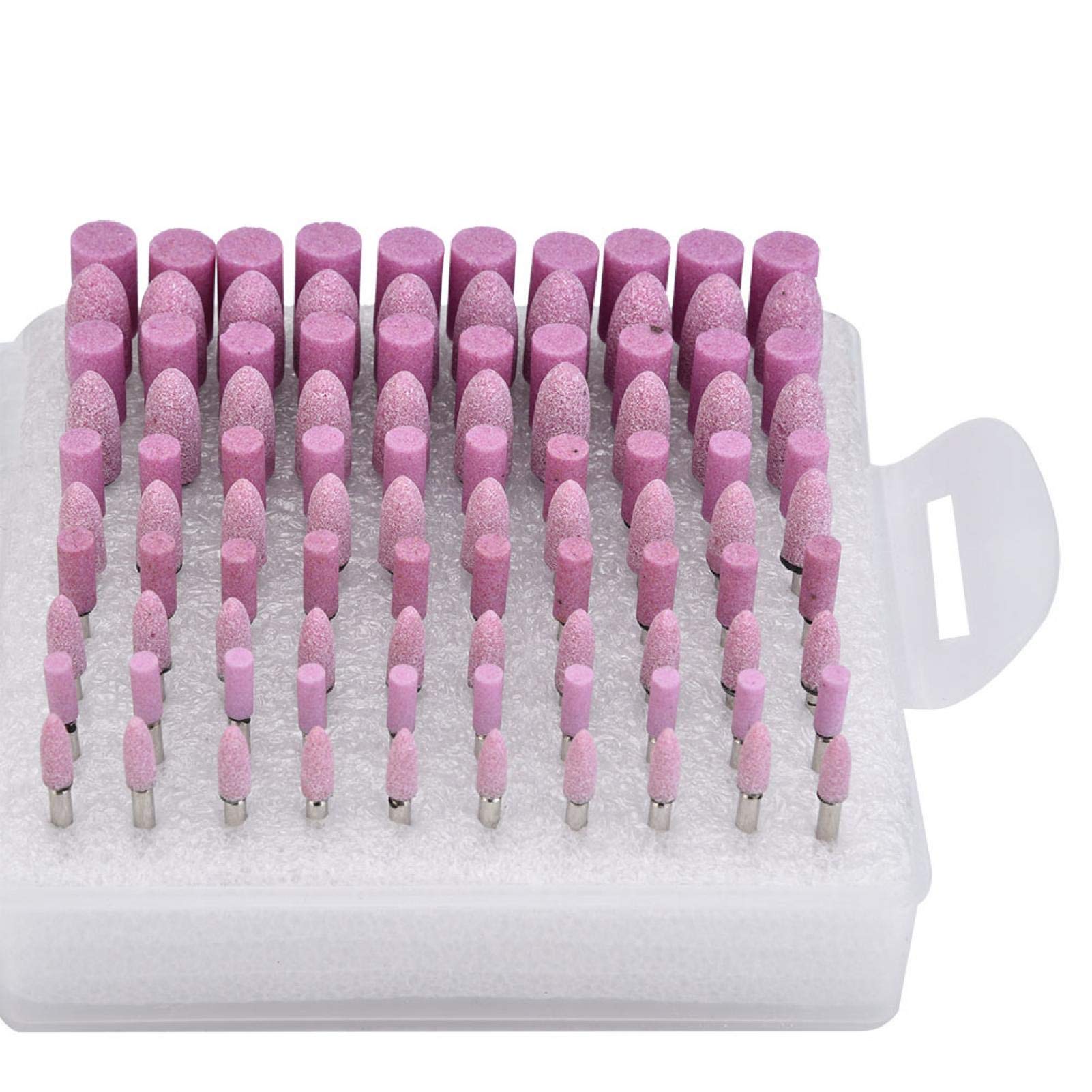 Professional High Hardness Grinding Polishing Head - 3mm Shank, Wear Resistant & Durable for Electric Angle Grinder (Pink) - Perfect for Metal, Wood & DIY Projects