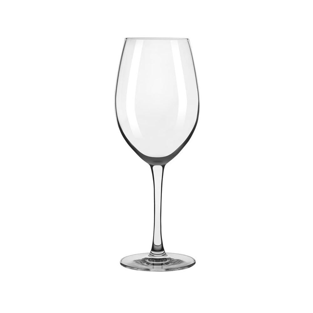 Libbey Contour 17 Oz Wine Glasses - Set of 12 Crystal Clear Stemware for Red & White Wine - Perfect for Dinner Parties, Weddings & Home Entertaining