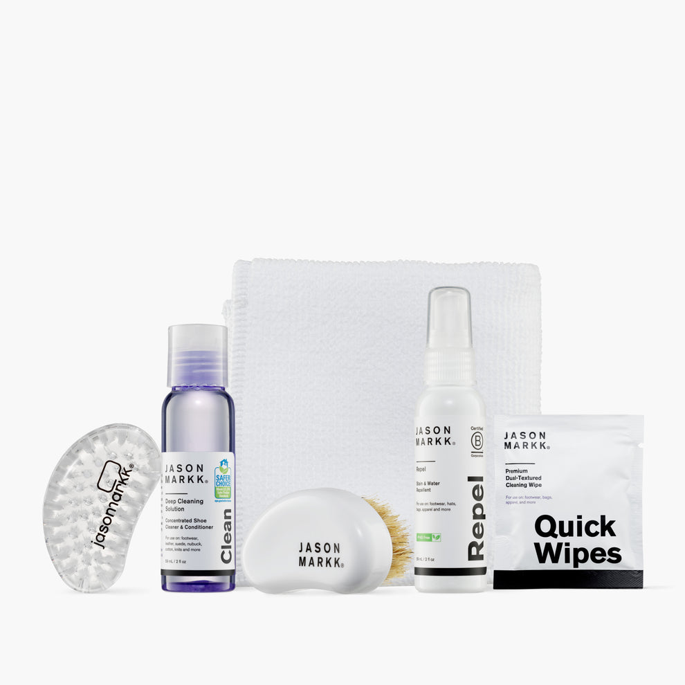 Premium Shoe Care Starter Kit - Leather Cleaner, Polish & Brush Set for Men & Women - Perfect for Sneakers, Boots & Dress Shoes - Keep Your Footwear Looking New