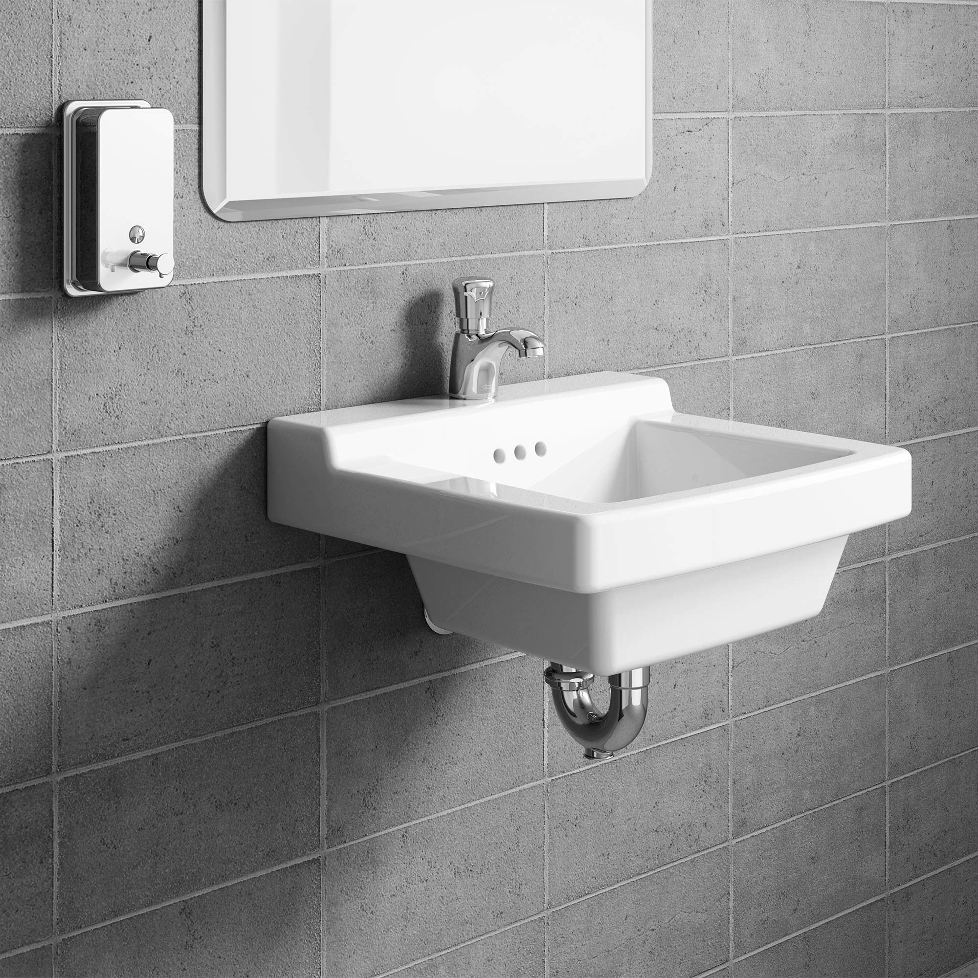American Standard Metering 1340109.002 Faucet, Polished Chrome Finish - Perfect for Kitchen & Bathroom Sink Installation