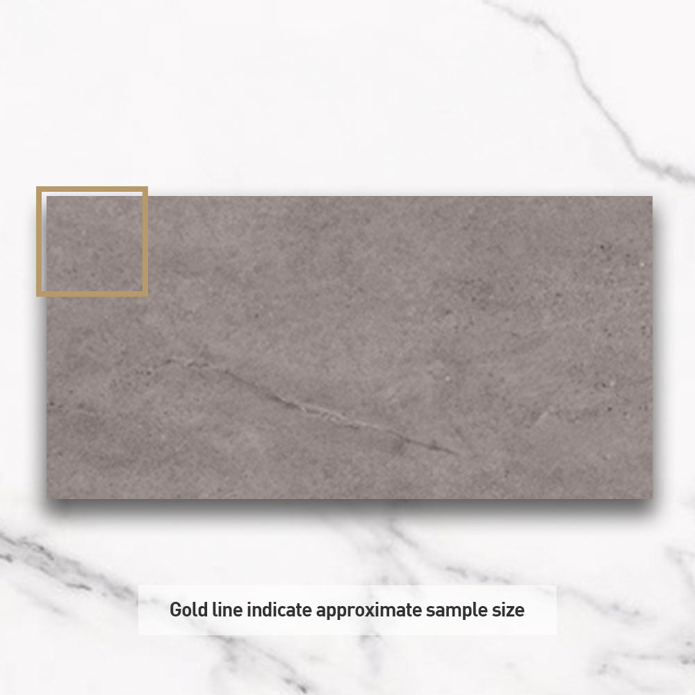 Concerta Grey 450x900mm Limestone Look Matte Porcelain Tile - Premium Flooring & Wall Tiles for Bathroom, Kitchen & Living Room