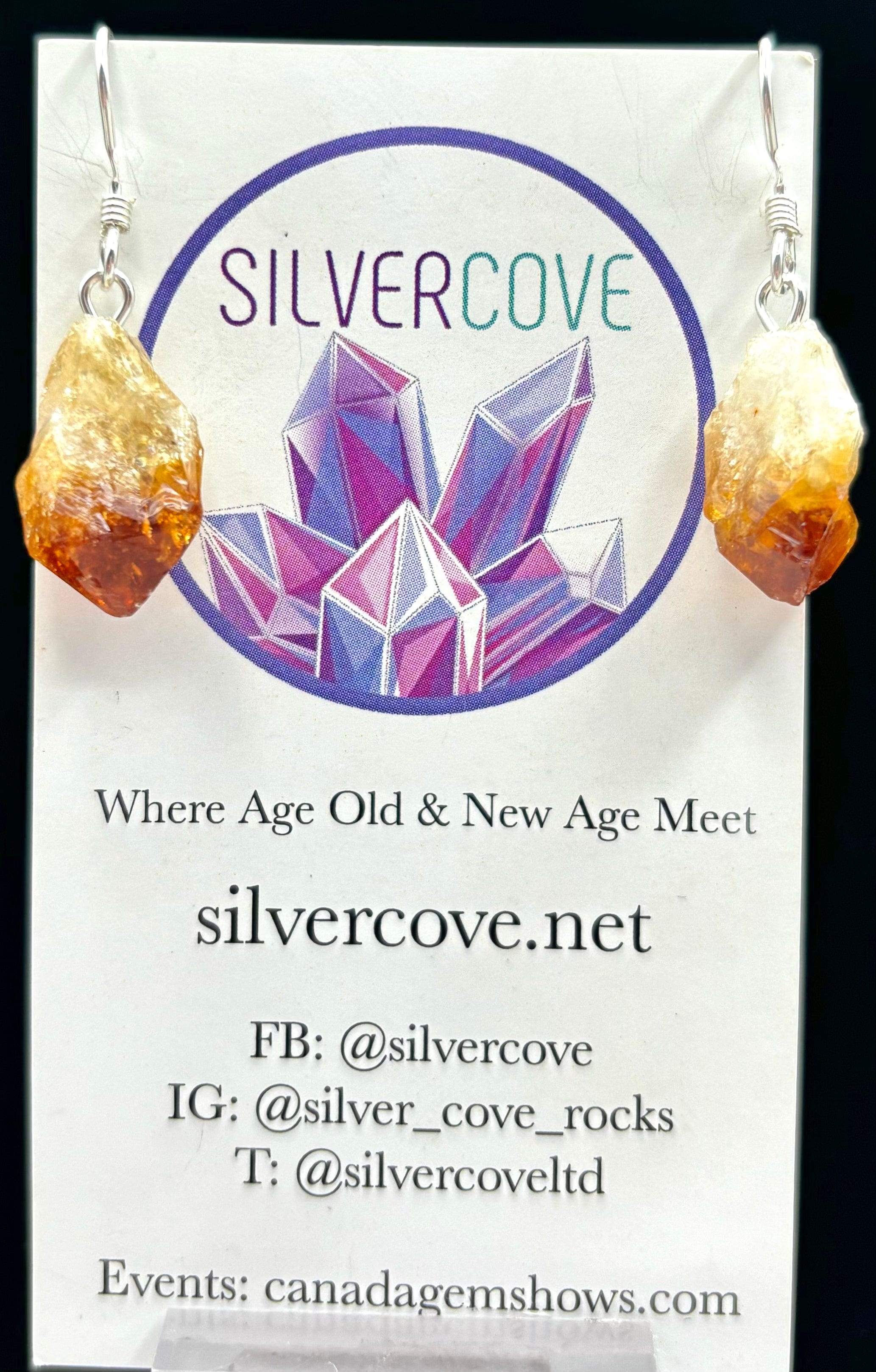 Natural Citrine Gemstone Sterling Silver Earrings for Women - Elegant Dangle Earrings for Party, Wedding & Everyday Wear