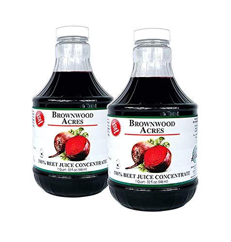 Brownwood Acres/FruitFast Beet Juice Concentrate - 64 oz, Non-GMO, Gluten Free, BPA Free, Kosher Certified Pure Fruit Juice | Great for Smoothies, Baking & Natural Food Coloring