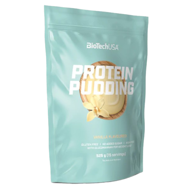 BioTechUSA Vanilla Protein Pudding - 525g High Protein Snack for Weight Loss & Muscle Recovery | Perfect for Post-Workout, Healthy Dessert & On-the-Go Nutrition