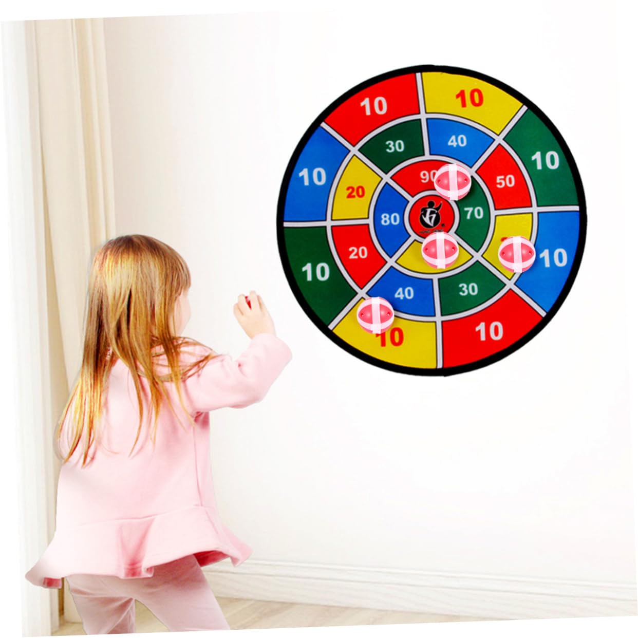 VICASKY 24-Piece Educational Toy Set - Interactive Red Sticky Balls for Kids, Sensory Play & Stress Relief - Perfect for Classroom Activities, Autism Therapy & Indoor Fun